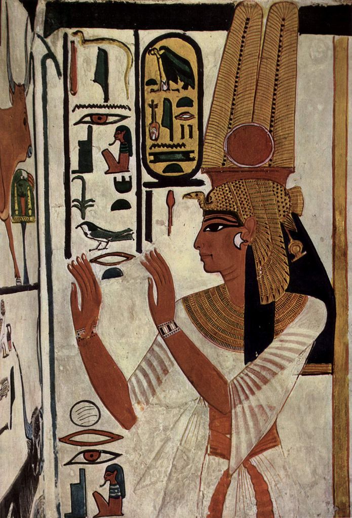 Pintura de la cámara funeraria de Nefertari Imagen portada