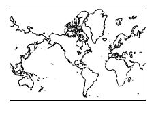 Mapa mundi con América al centro Imagen portada