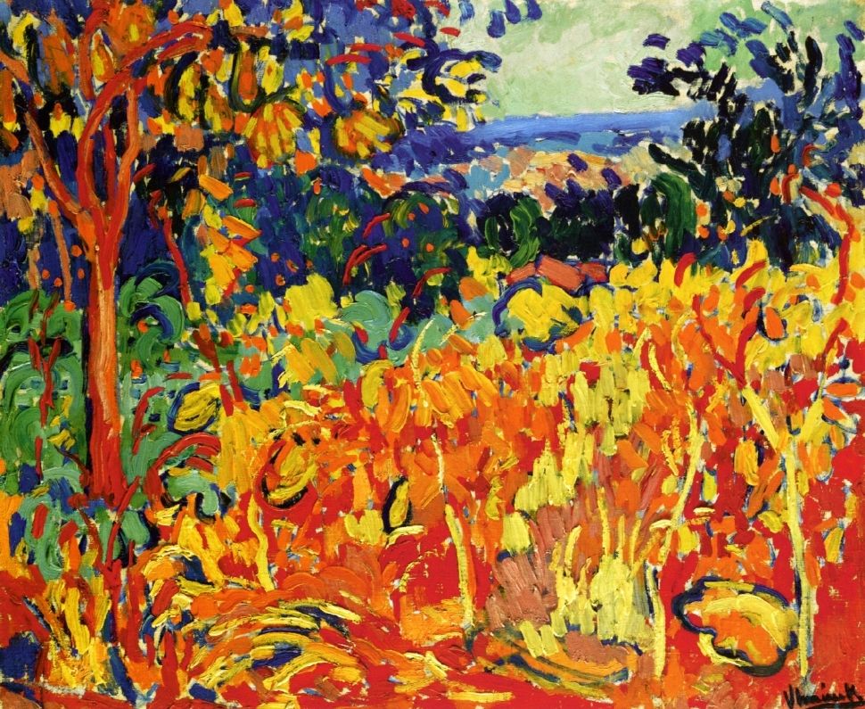 El huerto de Maurice de Vlaminck Imagen portada