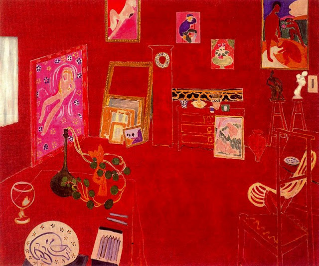 Estudio rojo de Henri Matisse Imagen portada