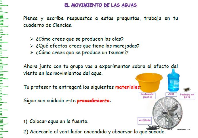 El movimiento de las aguas Imagen portada