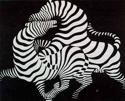 Zebra de Victor Vasarely Imagen portada