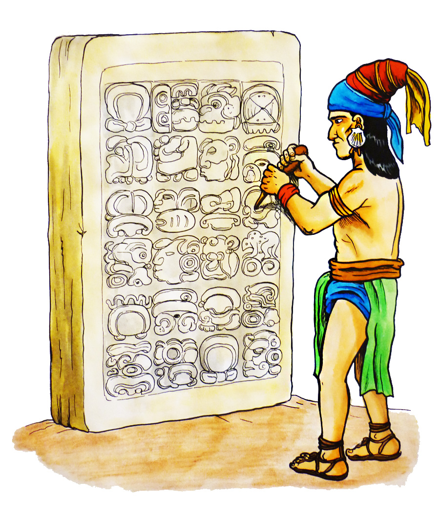 Escritura maya: estelas Imagen portada
