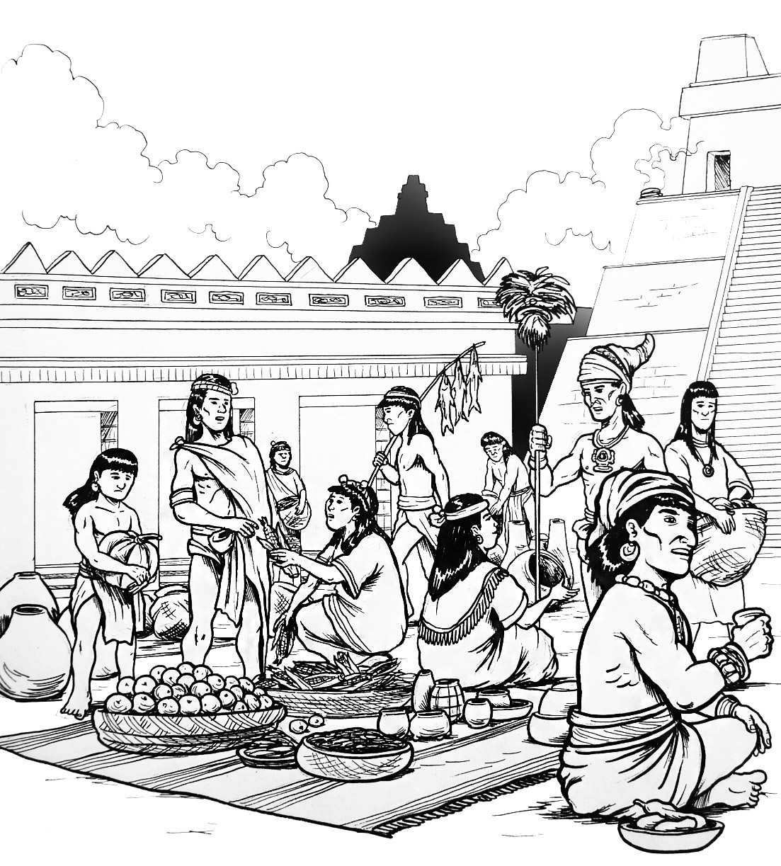 Comercio azteca Imagen portada