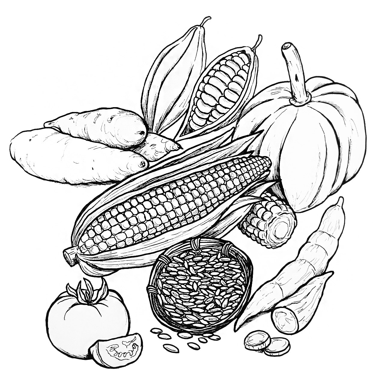 Productos agrícolas mayas Imagen portada