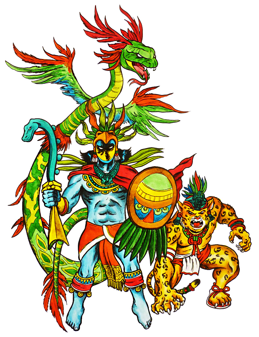 Dioses aztecas Imagen portada