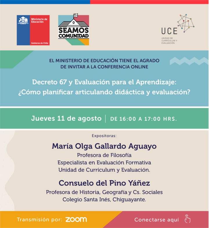 Decreto 67 y evaluación para el aprendizaje: ¿Cómo planificar articulando didáctica y evaluación? Imagen portada