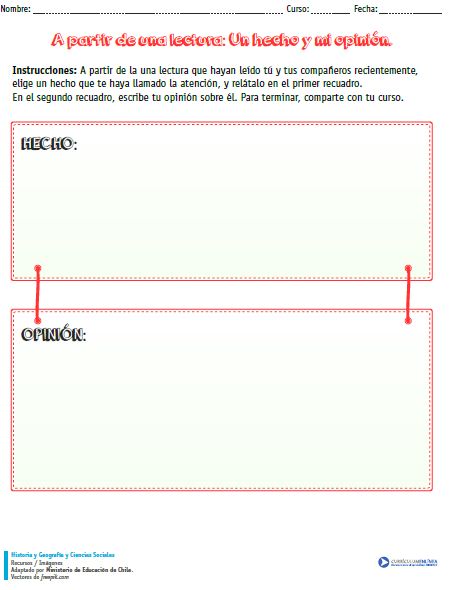 Hecho y opinión Imagen portada