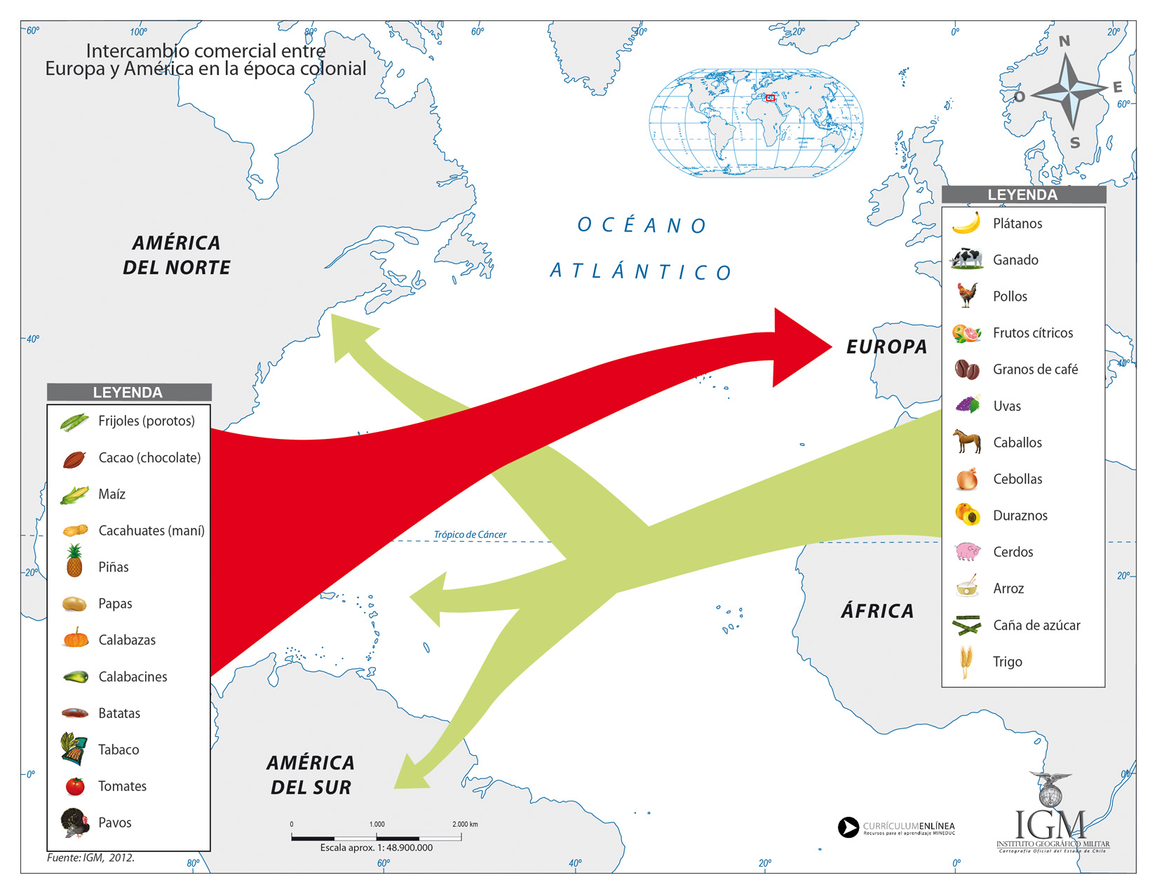 Intercambio comercial entre Europa y América en la época colonial Imagen portada