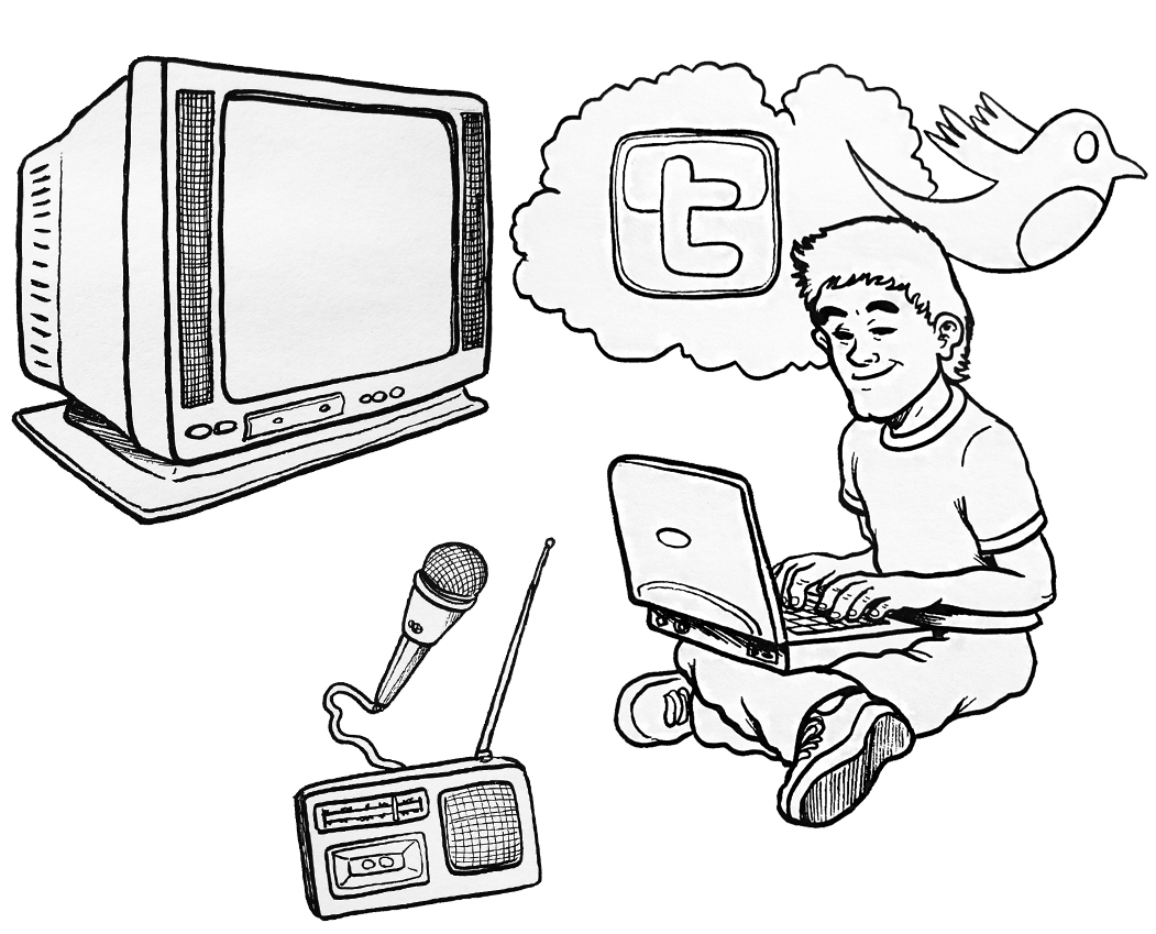 Evolución de los medios de comunicación Imagen portada