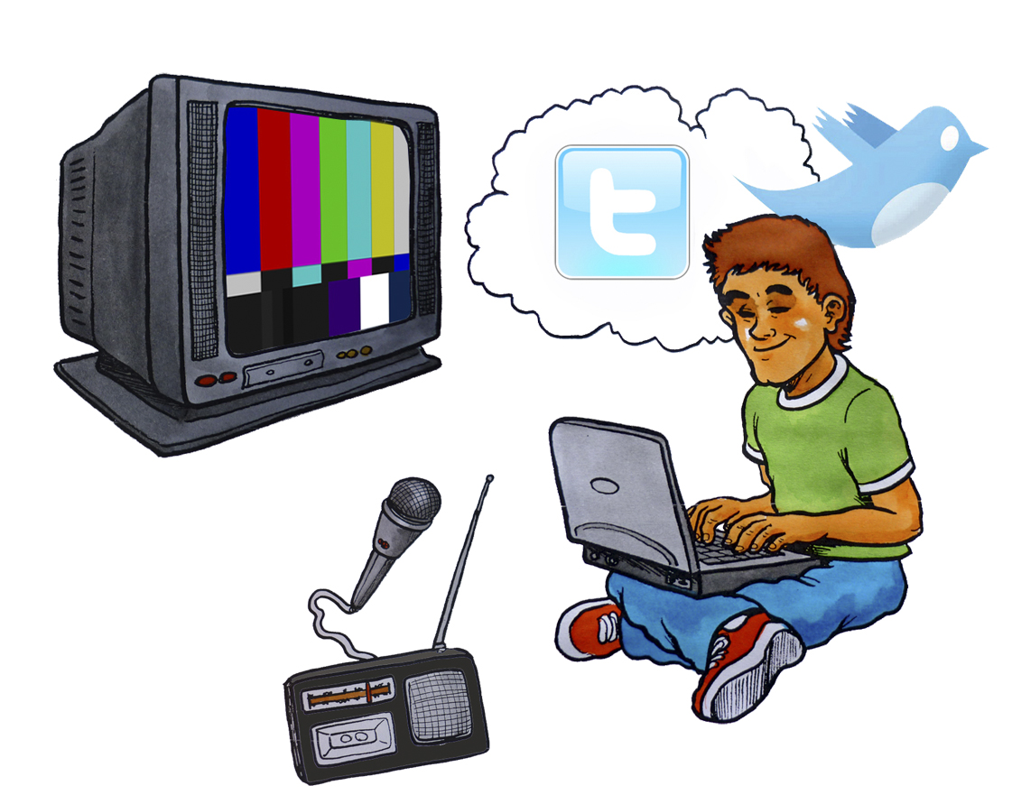 Evolución de los medios de comunicación Imagen portada