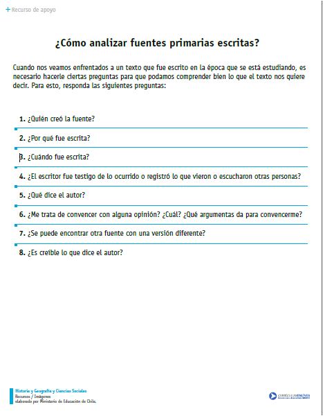 ¿Cómo analizar fuentes primarias escritas? Imagen portada