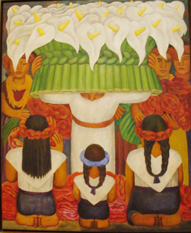 Vendedora de flores de Diego Rivera Imagen portada