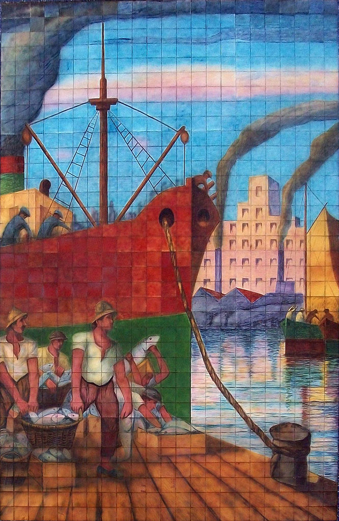 Regreso de la pesca de Martín Quinquela Imagen portada