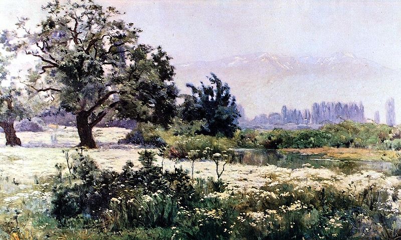 Paisaje con manzanillas Imagen portada