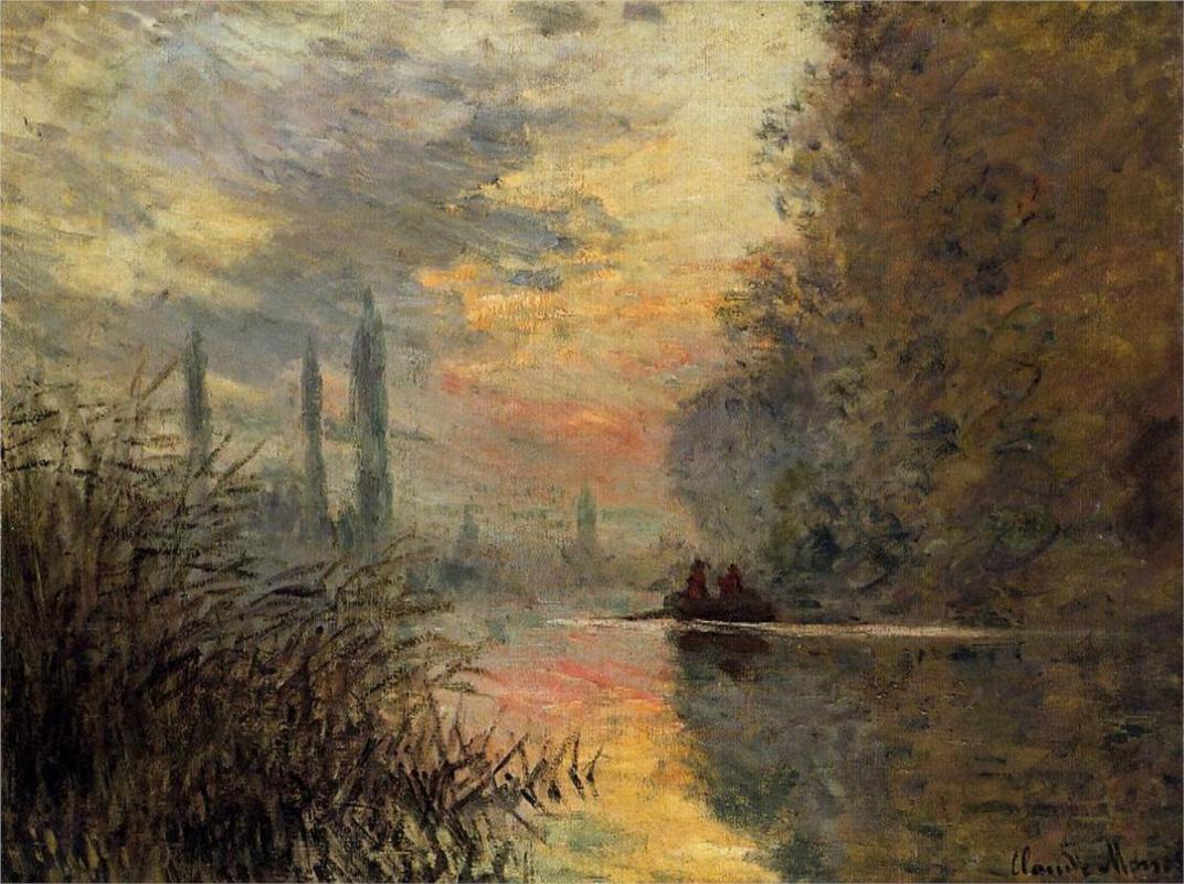 Atardecer en Argenteuil Imagen portada