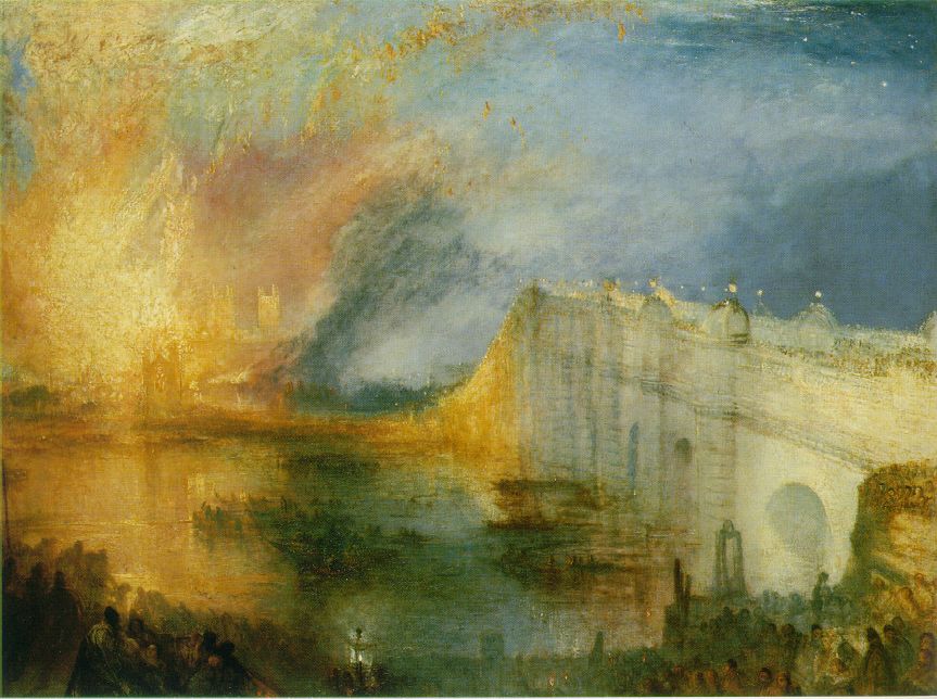 El incendio de la cámara de los lores y los comunes Imagen portada