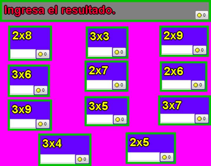 Tablas de multiplicar de 2 y 3 Imagen portada