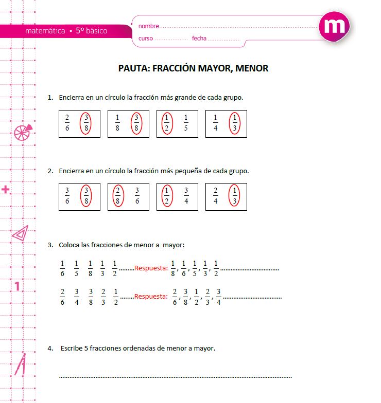Comparar fracciones (II) Imagen portada