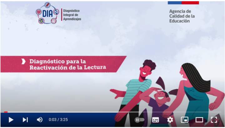 Video Diagnóstico para la Reactivación de la Lectura Imagen portada