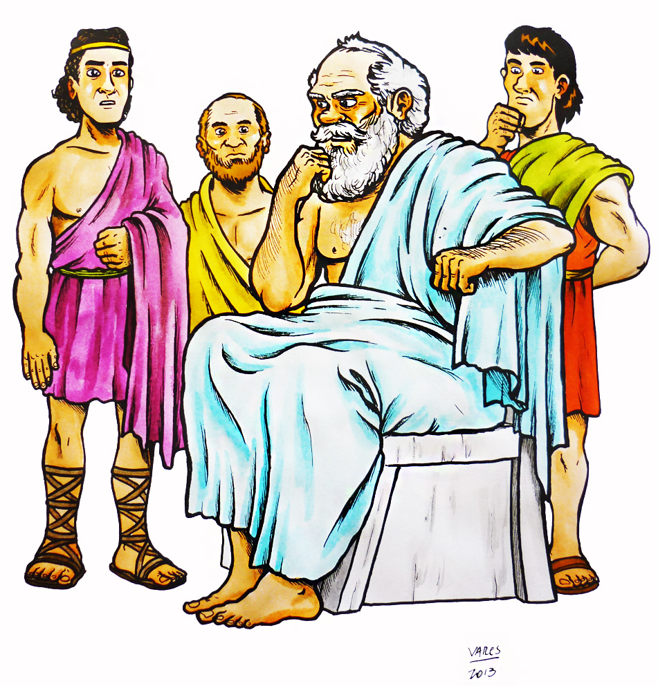 Sócrates y sus discípulos Imagen portada