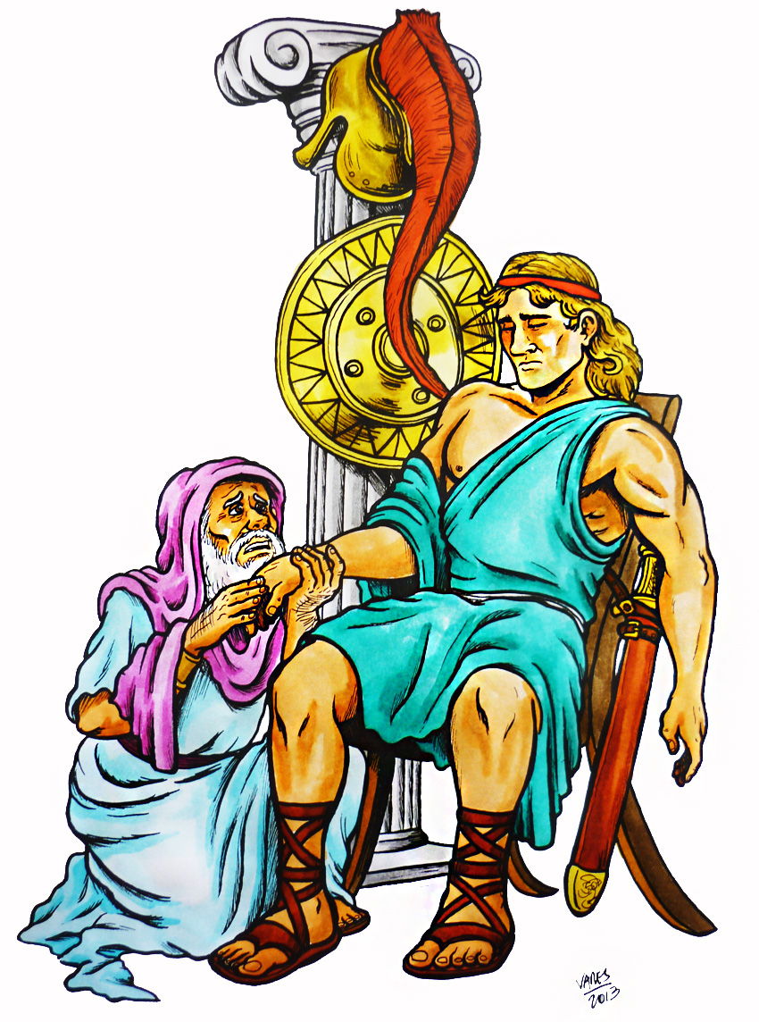 Escena de la Iliada Imagen portada