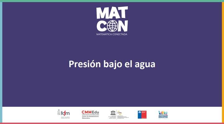 Presión bajo el agua Imagen portada