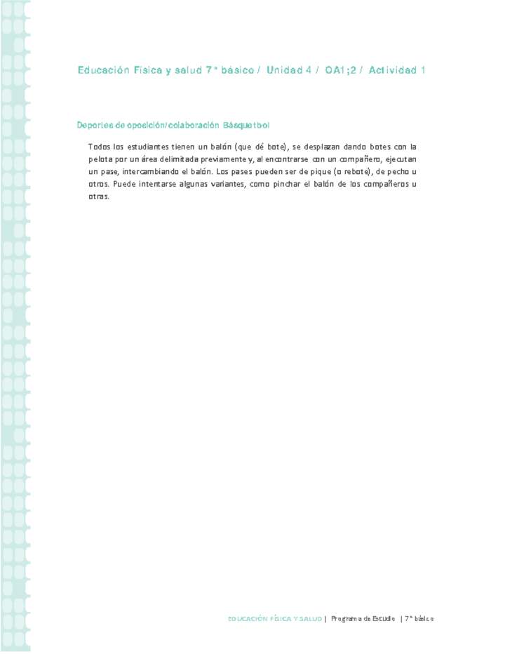 Educación Física 7° básico-Unidad 4-OA1;2-Actividad 1 Imagen portada