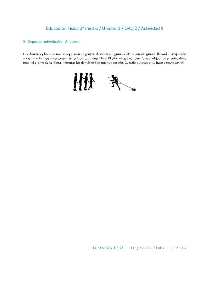 Educación Física 2 medio-Unidad 1-OA1;2-Actividad 9 Imagen portada