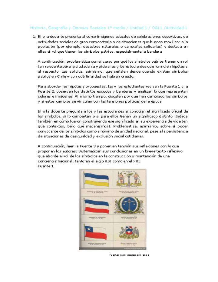 Historia 1 medio-Unidad 1-OA11-Actividad 1 Imagen portada