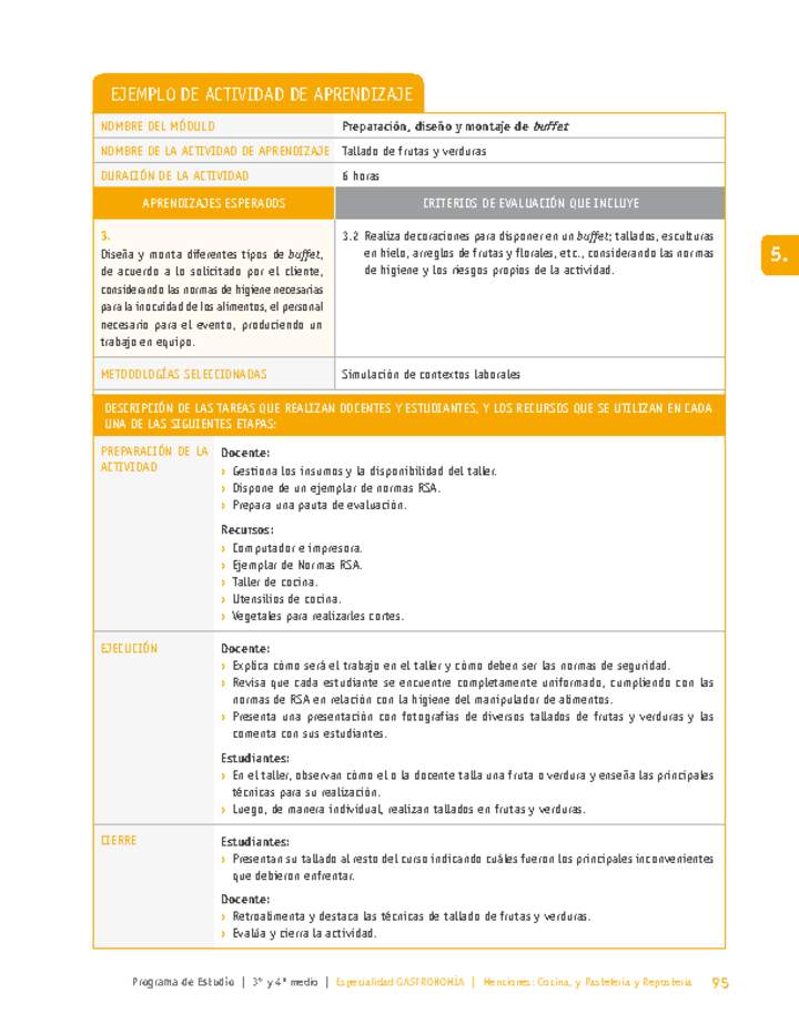 Tallado de frutas y verduras Imagen portada
