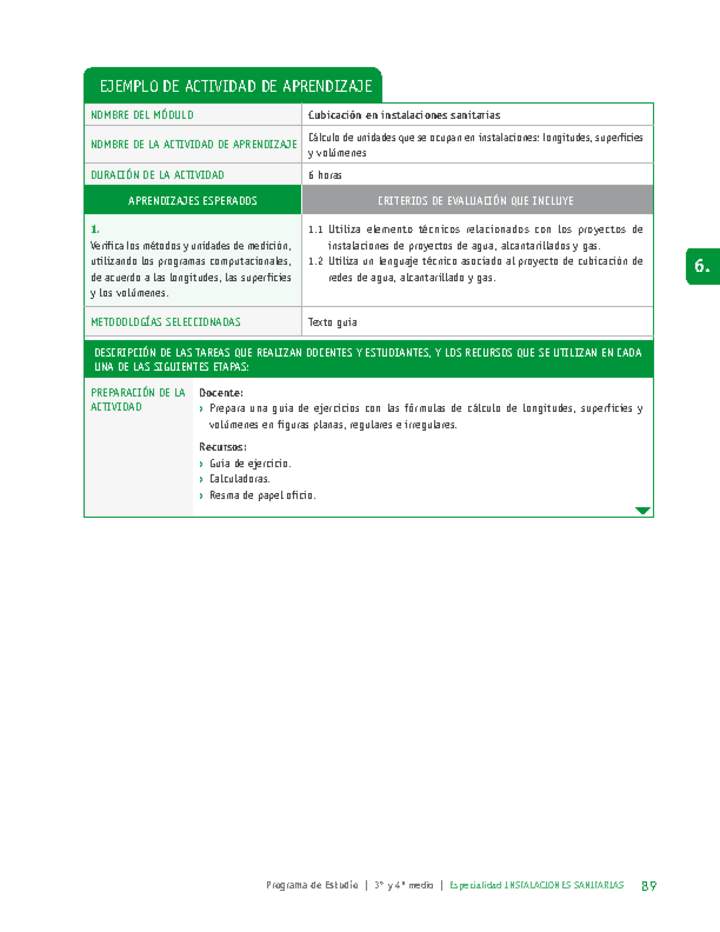 Cálculo de unidades que se ocupan en instalaciones: longitudes, superficies y volúmenes Imagen portada