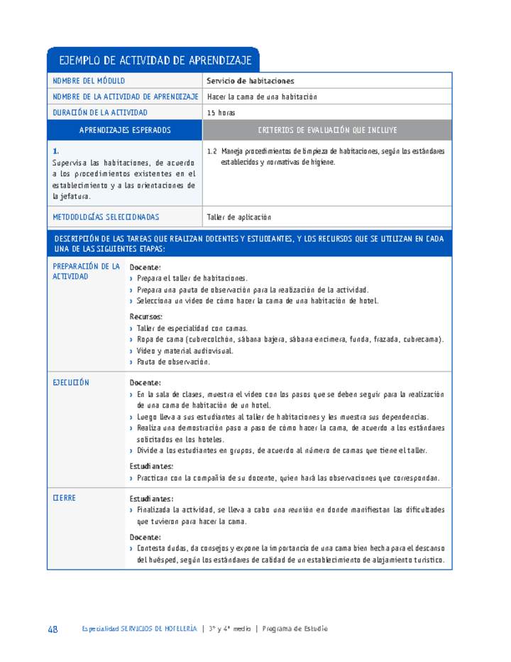 Hacer la cama de una habitación Imagen portada