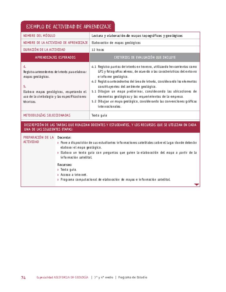 Elaboración de mapas geológicos Imagen portada