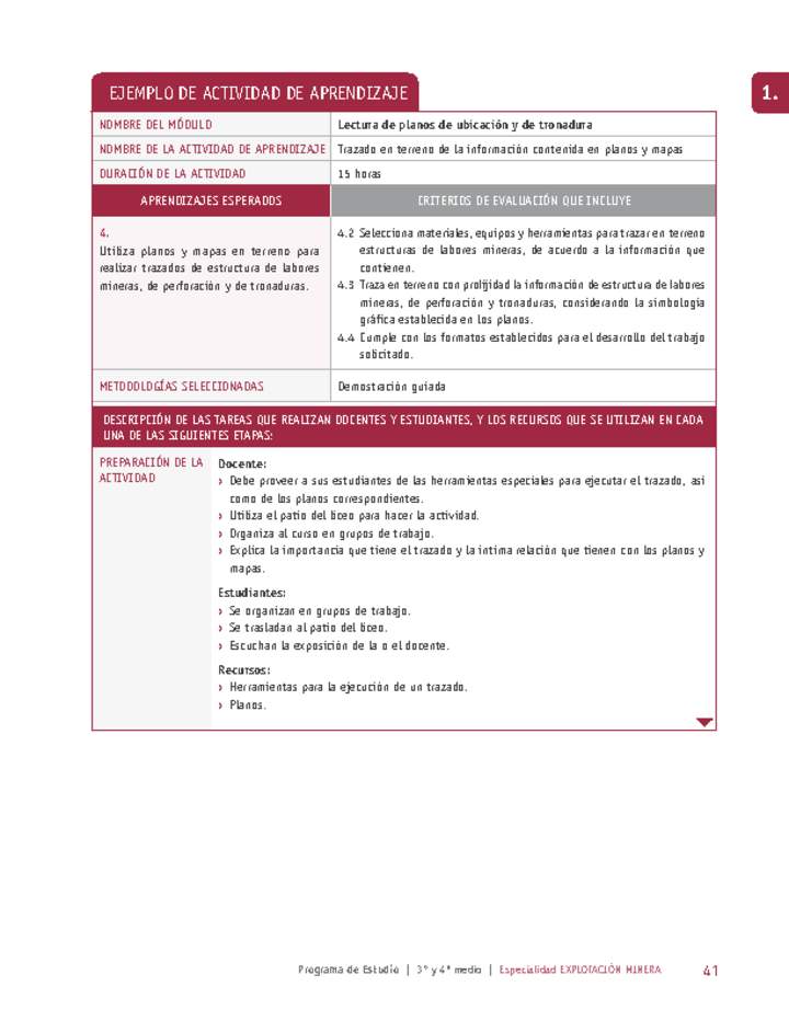 Trazado en terreno de la información contenida en planos y mapas Imagen portada