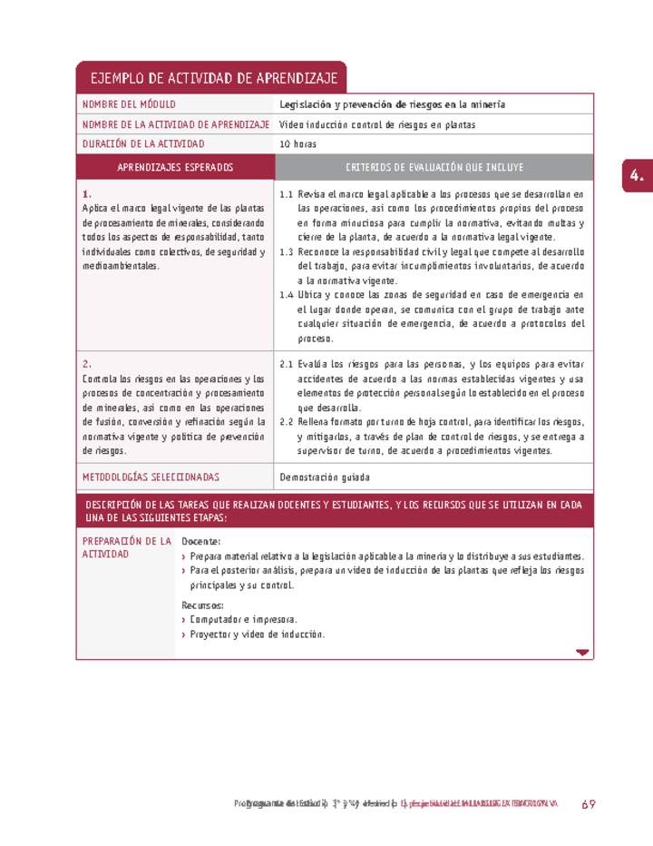 Video inducción control de riesgos en plantas Imagen portada
