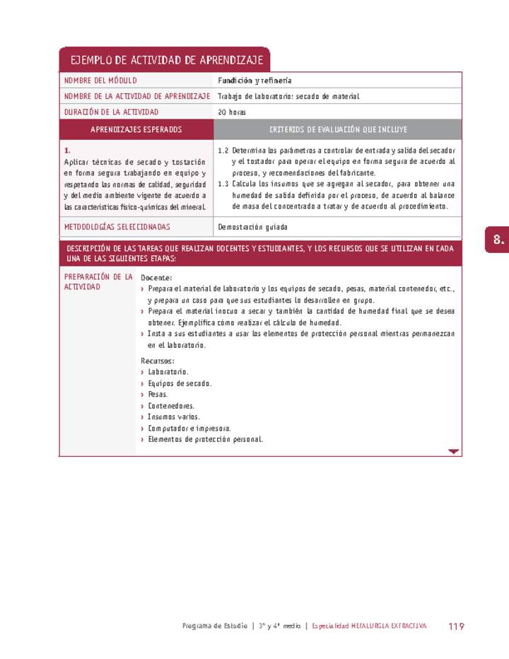 Trabajo de laboratorio: secado de material Imagen portada