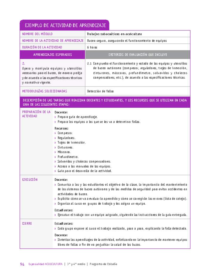 Buceo seguro, asegurando el funcionamiento de equipos Imagen portada