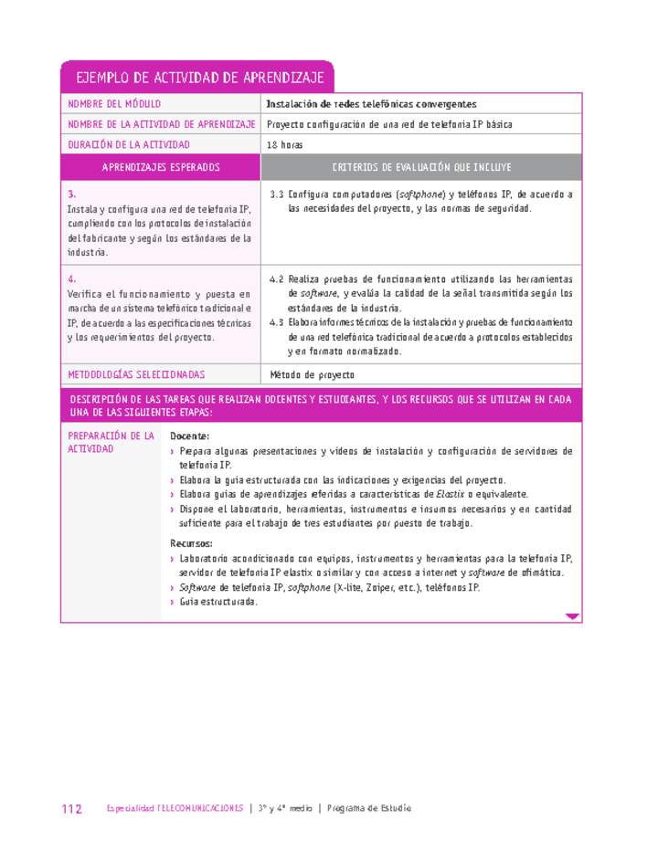 Proyecto configuración de una red de telefonía IP básica Imagen portada