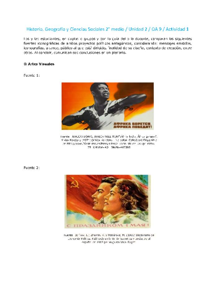 Historia 2 medio-Unidad 2-OA9-Actividad 1 Imagen portada