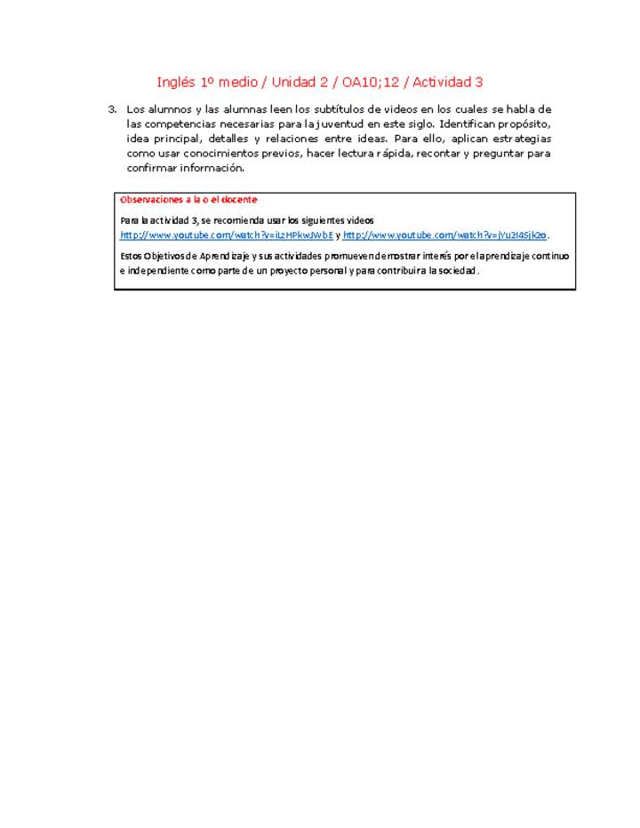Inglés 1 medio-Unidad 2-OA10;12-Actividad 3 Imagen portada