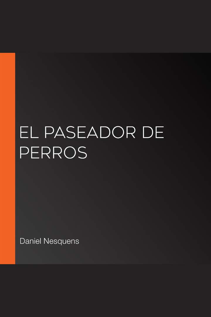 El paseador de perros Imagen portada