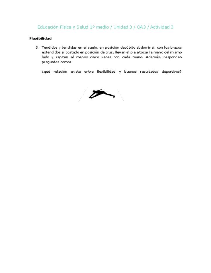 Educación Física 1 medio-Unidad 3-OA3-Actividad 3 Imagen portada