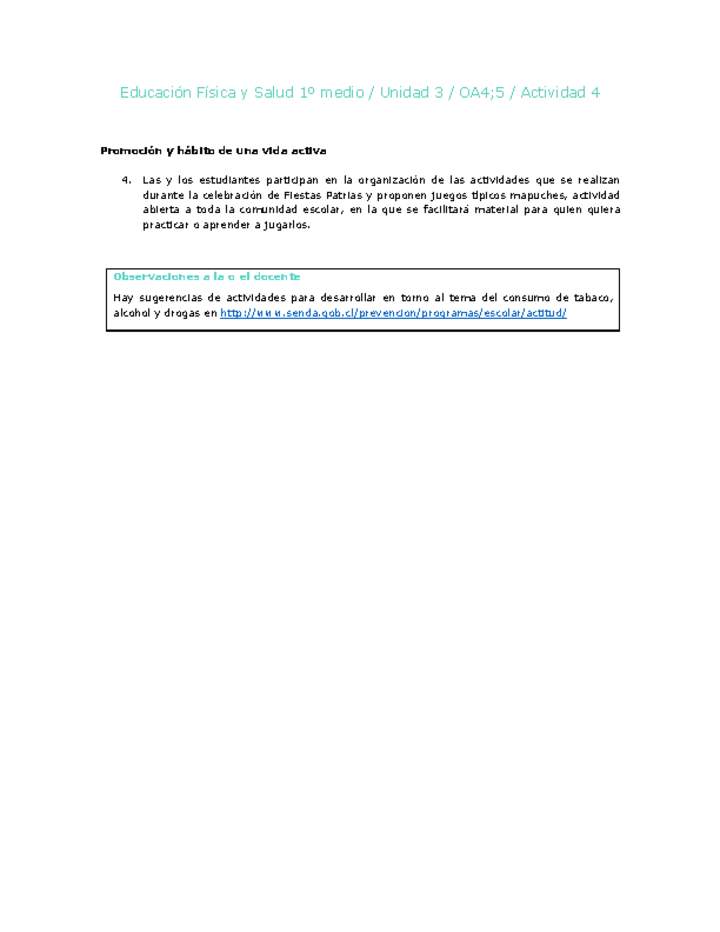 Educación Física 1 medio-Unidad 3-OA4;5-Actividad 4 Imagen portada