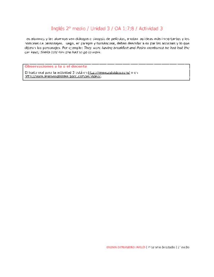 Inglés 2 medio-Unidad 3-OA1;7;8-Actividad 3 Imagen portada