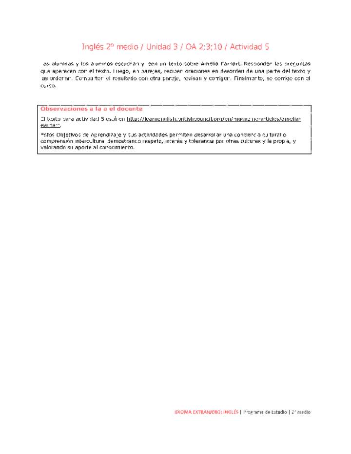 Inglés 2 medio-Unidad 3-OA2;3;10-Actividad 5 Imagen portada