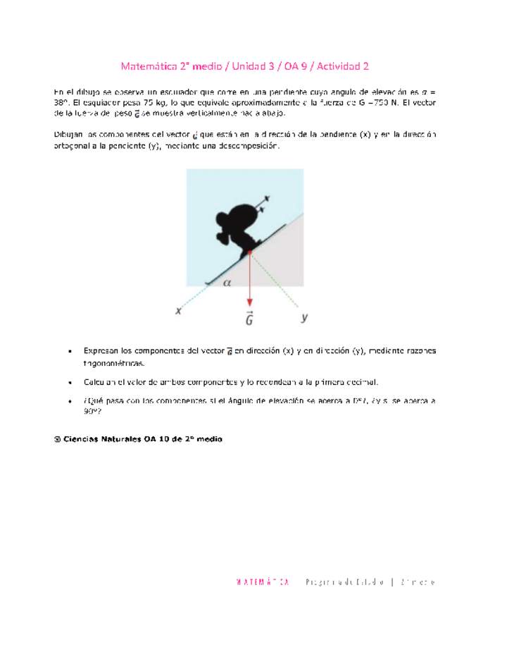 Matemática 2 medio-Unidad 3-OA9-Actividad 2 Imagen portada