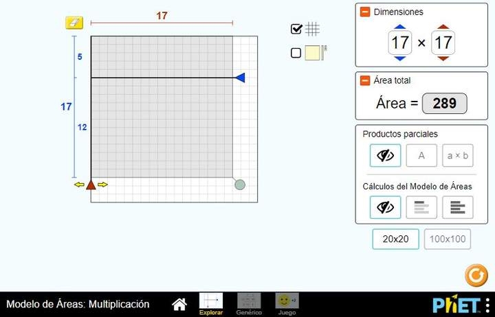 Modelo de Áreas: Multiplicación Imagen portada