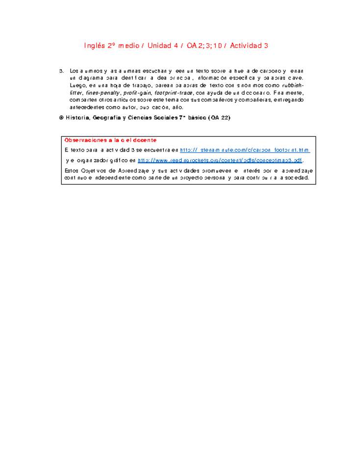 Inglés 2 medio-Unidad 4-OA2;3;10-Actividad 3 Imagen portada