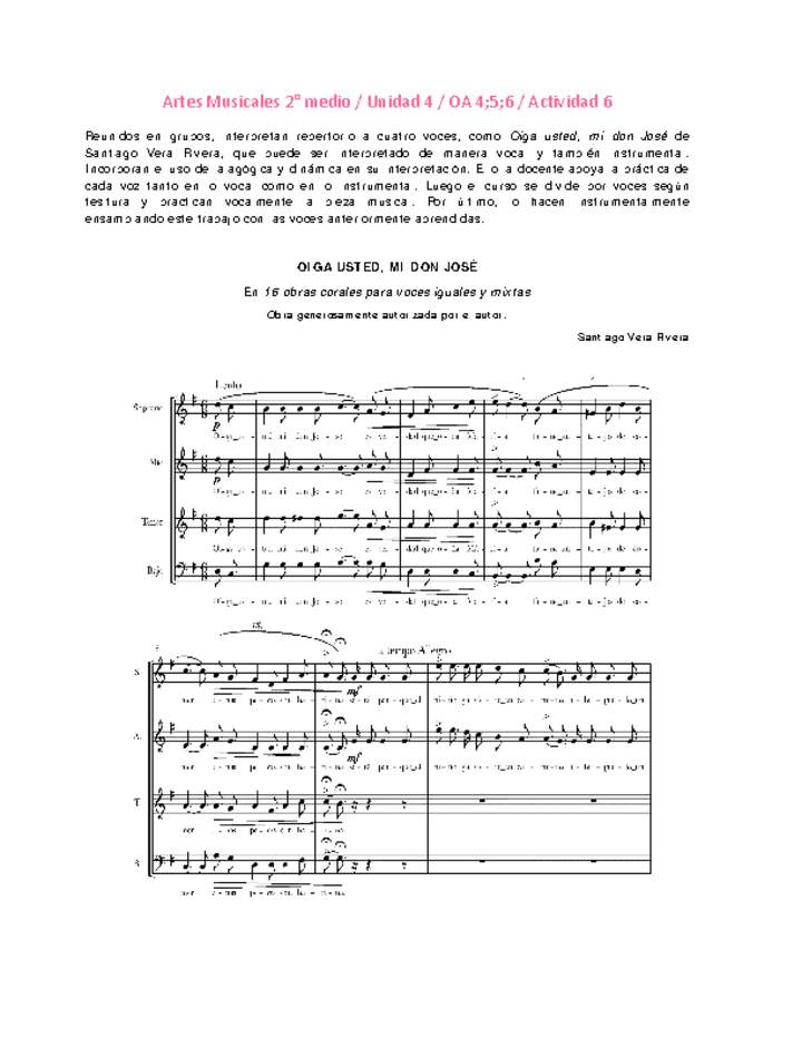 Artes Musicales 2 medio-Unidad 4-OA4;5;6-Actividad 6 Imagen portada
